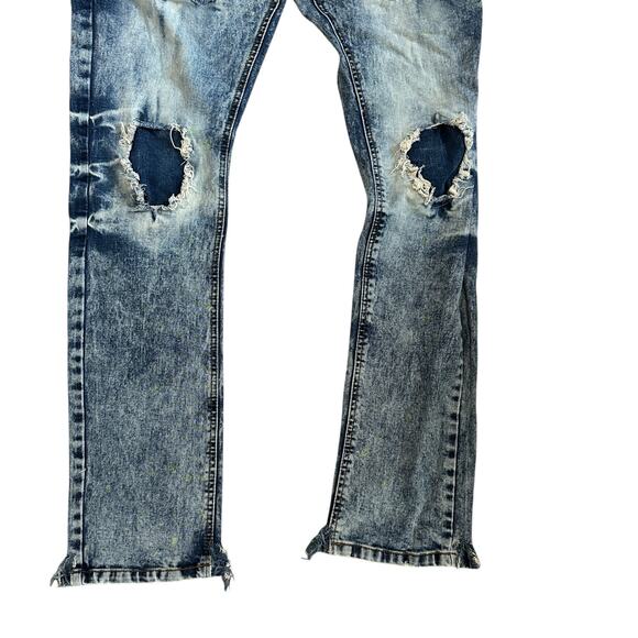 AHP Another Hype Piece Distressed Streetwear Mens Jeans 40 - Picture 2 of 9
